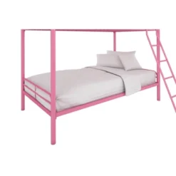 Twin Over Twin Evan Metal Bunk Bed - Room & Joy -Baxton Studio Store GUEST e19d01f3 2dd5 4435 a0d4 323c72491b5f