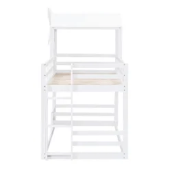 Twin Over Twin Bunk Bed With Roof, Window, Guardrails And Ladder - ModernLuxe 17 Twin Over Twin Bunk Bed With Roof, Window, Guardrails And Ladder - ModernLuxe -Baxton Studio Store GUEST e202d40a f325 4d9f a732 66deca72aa52