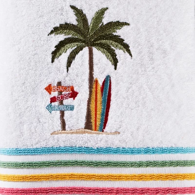 Paradise Beach Bath Towel White - SKL Home 4 Paradise Beach Bath Towel White - SKL Home - Image 2
