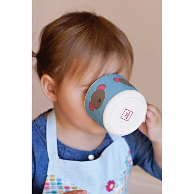 5pc Bamboo Fiber Mouse Dinnerware Set Blue - Red Rover 6 5pc Bamboo Fiber Mouse Dinnerware Set Blue - Red Rover - Image 4