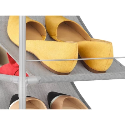 Whitmor Spacemaker Shoe Tower Gray 4 Whitmor Spacemaker Shoe Tower Gray - Image 2