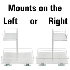 Household Essentials Double-Sided Pantry Organizer White -Baxton Studio Store GUEST e749bb04 f60b 4eb9 b1ed ecf942fb536e