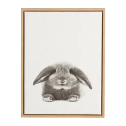 24" X 18" Rabbit Framed Canvas Art - Uniek 8 24" X 18" Rabbit Framed Canvas Art - Uniek -Baxton Studio Store GUEST e76a33eb 7a0f 476d 81d4 afef79513f5c
