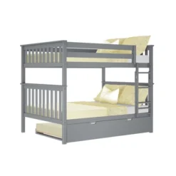 Max & Lily Full Over Full Bunk Bed With Trundle Bed -Baxton Studio Store GUEST e84f51b0 1e7c 40ad 9a8c e102c8bde51e
