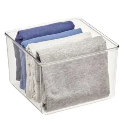 MDesign Plastic Drawer Organizer Bin For Closets - Clear -Baxton Studio Store GUEST e851d011 a68a 4fbf a98f 7cf427836b2c