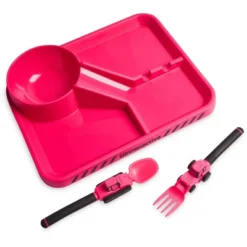 3pc Plastic Dinnerware Set - Dinneractive -Baxton Studio Store GUEST e9ec5a95 7cef 4ad2 894e 369df6ee8d25