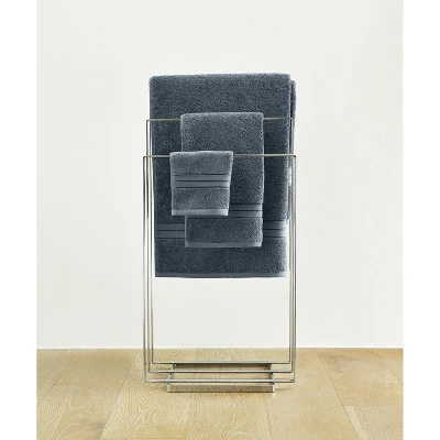 2pc Liam Bleach Friendly Hand Towel Set Sapphire - Blue Loom 4 2pc Liam Bleach Friendly Hand Towel Set Sapphire - Blue Loom - Image 2