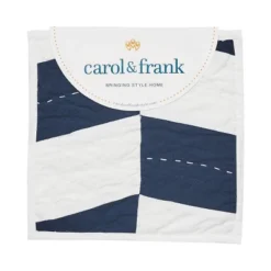 Carol & Frank 26" X 26" Herringbone Patch Indigo Euro Sham -Baxton Studio Store GUEST f11455bd 18ca 4642 b171 6277b54c8c0f