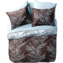 8pc Leaf Bed In A Bag Comforter Set Blue & Chocolate - VCNY Home 12 8pc Leaf Bed In A Bag Comforter Set Blue & Chocolate - VCNY Home -Baxton Studio Store GUEST f13ec7d5 2209 4702 b7e4 4a336b080bb4