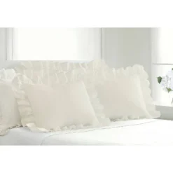 2pk Standard Ruffled Pillow Sham - Fresh Ideas -Baxton Studio Store GUEST f1ded97d 0ac4 47d0 acb3 cf43d0307eb2