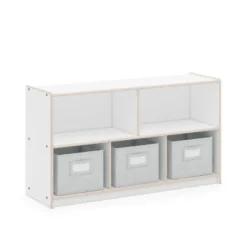 Guidecraft EdQ 2-Shelf 5-Compartment Storage - 24" -Baxton Studio Store GUEST f2f8c76e 6576 4650 b140 ed0b2b9c9311