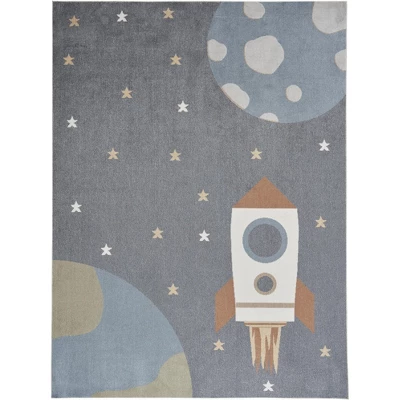 Nourison Kids Washable Space Rocketship Indoor Rug 15 Nourison Kids Washable Space Rocketship Indoor Rug - Image 13