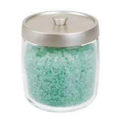 MDesign Glass Vanity Storage Organizer Apothecary Jar 18 MDesign Glass Vanity Storage Organizer Apothecary Jar -Baxton Studio Store GUEST f5841572 c02d 4dd7 980c 7c00fd703b0e