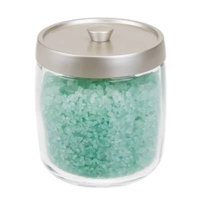 MDesign Glass Vanity Storage Organizer Apothecary Jar 8 MDesign Glass Vanity Storage Organizer Apothecary Jar - Image 6