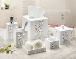 Creative Scents Mirror Janette White Soap Dispenser -Baxton Studio Store GUEST f6792753 a375 4d80 8604 e12d39425557