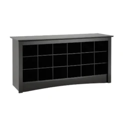 18 Pair Shoe Storage Cubbie Bench - Prepac -Baxton Studio Store GUEST f6bb5c61 0f84 469b b79a fe0251f6b1e2