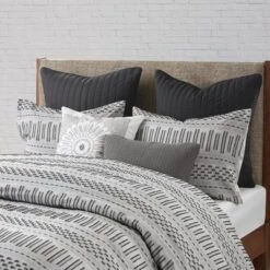3pc Rhea Cotton Jacquard Duvet Cover & Sham Mini Set -Baxton Studio Store GUEST f7afa47c d00a 4423 b555 6ce64b13387d