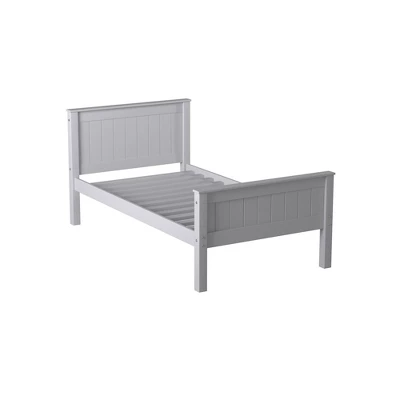 Twin Harmony Wood Platform Bed Dove Gray - Alaterre Furniture 11 Twin Harmony Wood Platform Bed Dove Gray - Alaterre Furniture - Image 9