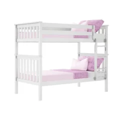 Max & Lily Twin Over Twin Bunk Bed -Baxton Studio Store GUEST f90d4a29 f697 42b3 8fed b373bf572a3e