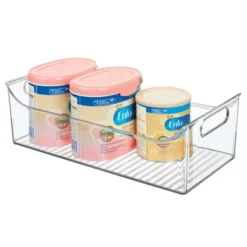 MDesign Plastic Storage Organizer Bin For Child/Kids Items, 2 Pack - Sea Blue -Baxton Studio Store GUEST fb87d290 2fef 4b8e bcc8 d11109e4e14d