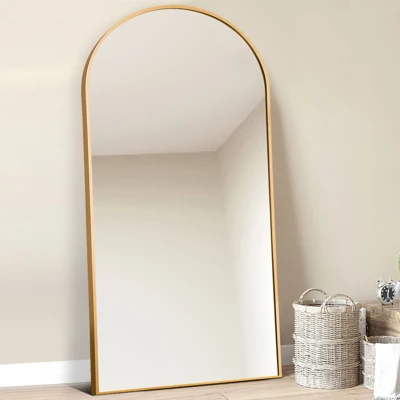 Rhea Arched Full Length Mirror 71"x31", Large Floor Mirror With Stand Or Leaning Against Wall For Bedroom - The Pop Home 3 Rhea Arched Full Length Mirror 71"x31", Large Floor Mirror With Stand Or Leaning Against Wall For Bedroom - The Pop Home