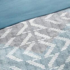 3pc Full/Queen Nova Duvet Cover Mini Set Blue -Baxton Studio Store GUEST fdaf5629 f43d 492c bda1 74a1fc588ad4