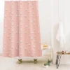 Little Arrow Sandpipers Shower Curtain Pink - Deny Designs -Baxton Studio Store GUEST ff9cf7fd 291c 425c aed2 a62c7165473c