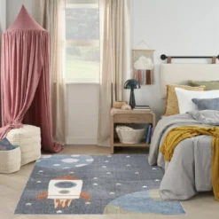 Nourison Kids Washable Space Rocketship Indoor Rug 23 Nourison Kids Washable Space Rocketship Indoor Rug -Baxton Studio Store GUEST ffadb803 baa7 46b8 92ed 012770568a06