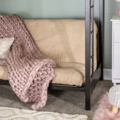 Twin Over Futon Analise Metal Bunk Bed Black - Saracina Home -Baxton Studio Store GUEST ffe84cd1 2ca5 49b4 b5d9 a86751b3e5fc